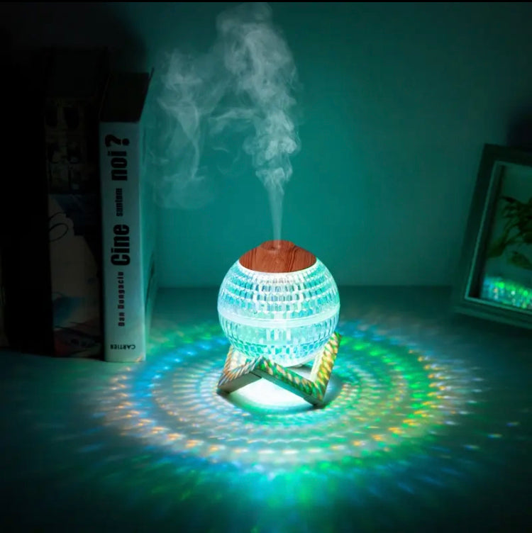 Crystal Ball Air Humidifier, USB Portable Fragrance Diffuser with Colorful LED Light, Mini Planet Ultrasonic Air Humidifier Crystal Ball Air Humidifier, USB Portable Fragrance Diffuser with Colorful LED Light, Mini Planet Ultrasonic Air Humidifier